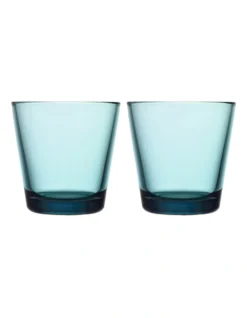 Iittala Kartio Set Of 2 Tumbler Sea Blue