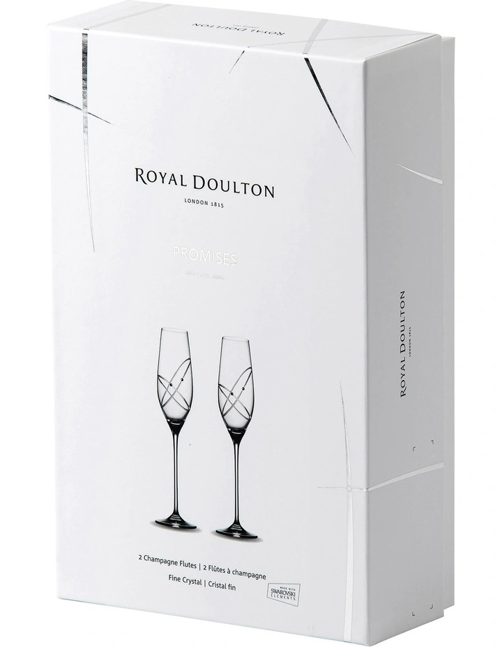Royal Doulton Promises With This Ring Flute 2 Pack 5 Royal Doulton Promises With This Ring Flute 2 Pack - Image 3