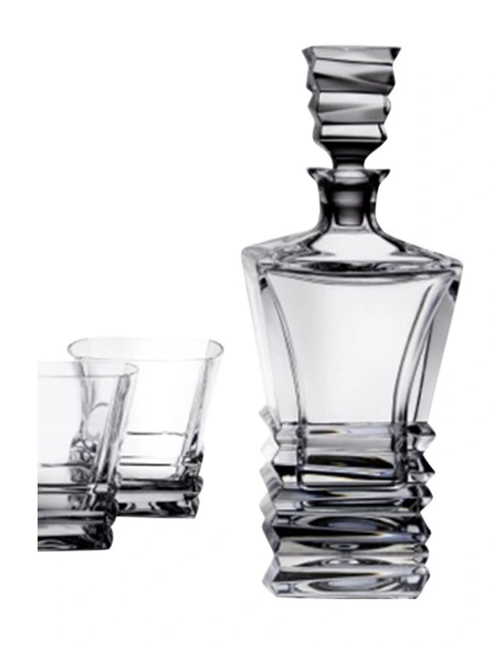 Royal Doulton Prism 5pc Decanter Set 4 Royal Doulton Prism 5pc Decanter Set - Image 2