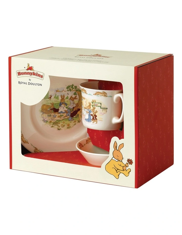 Royal Doulton Bunnykins 3pc Child Dinner Set 5 Royal Doulton Bunnykins 3pc Child Dinner Set - Image 3