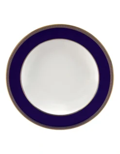 Wedgwood Renaissance Rim 23cm Soup Plate Blue/Gold