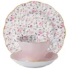 Rose Confetti Teacup Saucer & Plate Pink -Cutlery Shop 503428690 1 720x928