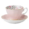Rose Confetti Teacup & Saucer Pink -Cutlery Shop 503429050 1 720x928