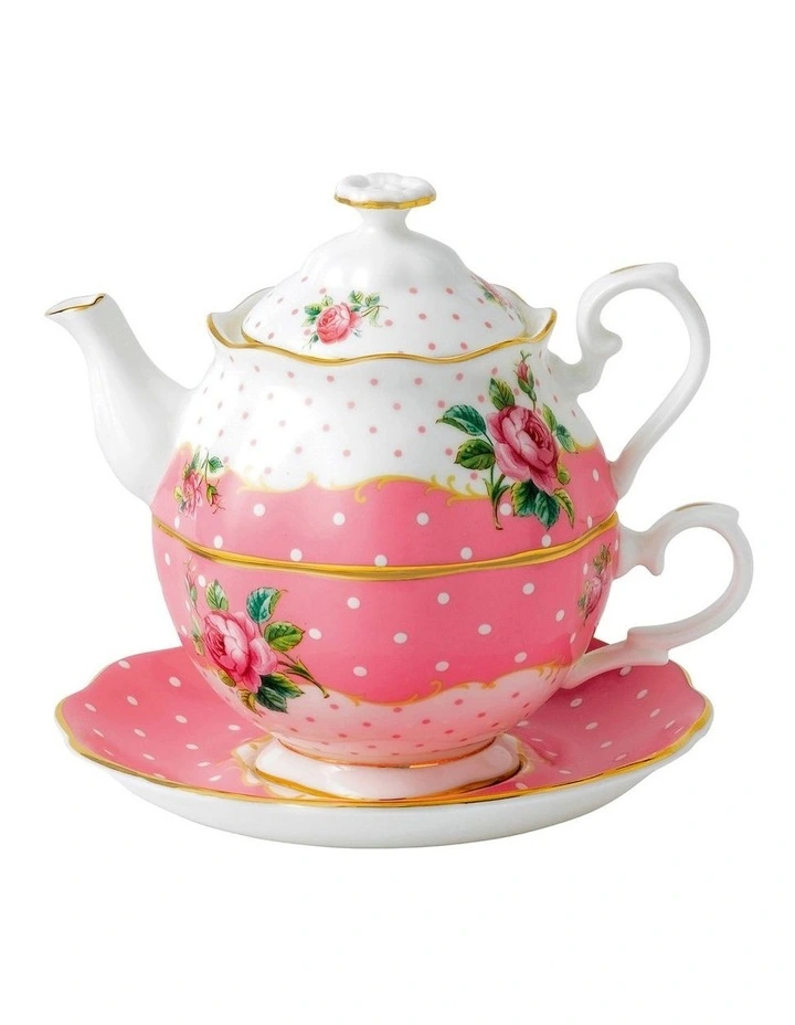Cheeky Pink Teapot For One White 3 Cheeky Pink Teapot For One White