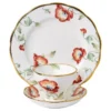 Poppy 1970 Teacup Saucer & Plate White -Cutlery Shop 503431030 1 720x928