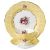 Bouquet 1990 Teacup Saucer & Plate Yellow -Cutlery Shop 503431210 1 720x928