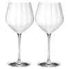 Waterford Elegance Optic Big Red Set Of 2 Wine Glass