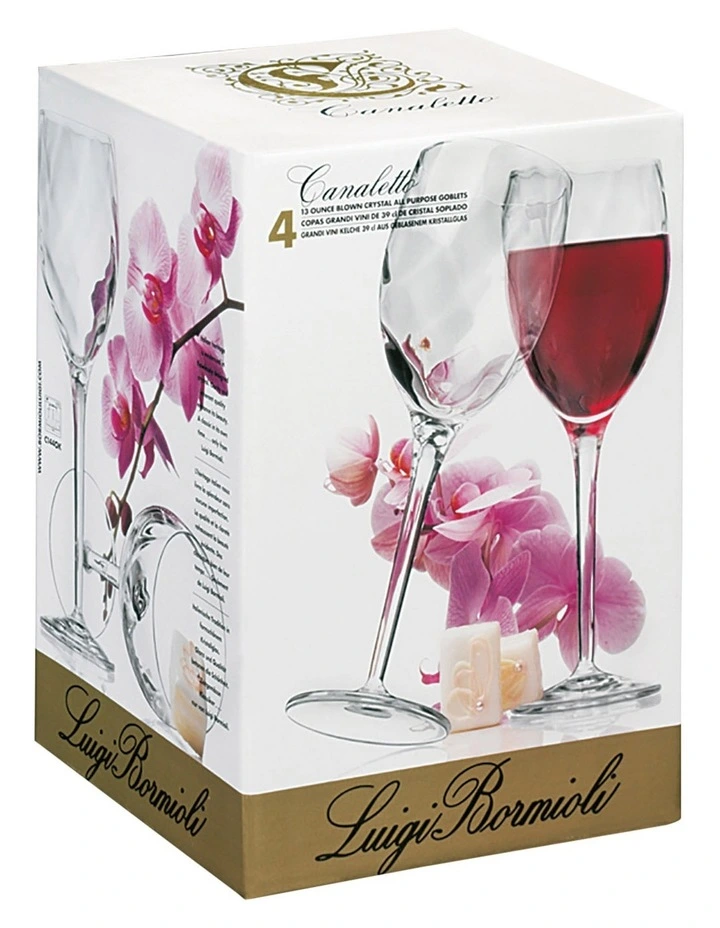 Luigi Bormioli 'Canaletto' Red Wine Set Of 4 7 Luigi Bormioli 'Canaletto' Red Wine Set Of 4 - Image 5