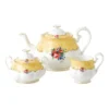 100 Years 1990 Teapot Cream & Sugar Set White/ Yellow 1 100 Years 1990 Teapot Cream & Sugar Set White/ Yellow -Cutlery Shop 611008210 1 1 720x928