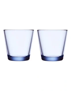 Iittala Kartio Set Of 2 Tumbler Aqua