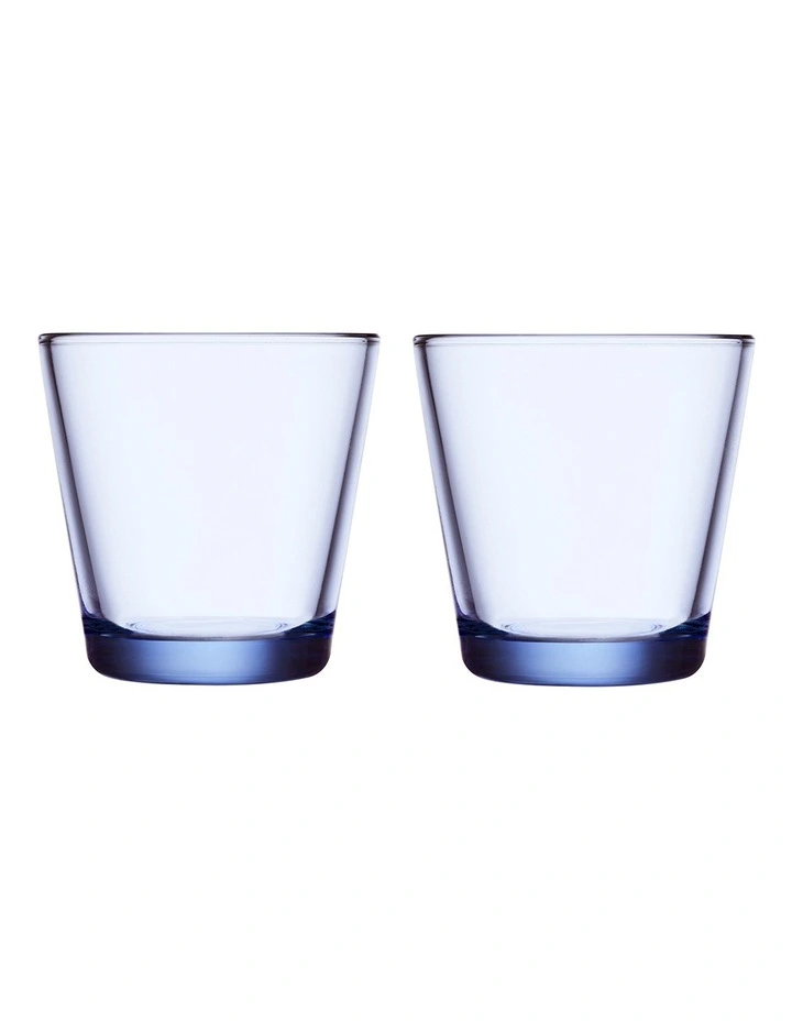 Iittala Kartio Set Of 2 Tumbler Aqua 3 Iittala Kartio Set Of 2 Tumbler Aqua