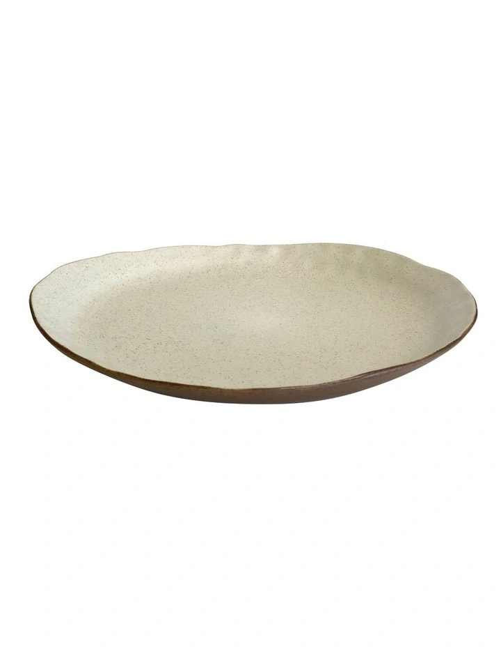 Nomad 27cm Dinner Plate Natural/Rust 3 Nomad 27cm Dinner Plate Natural/Rust