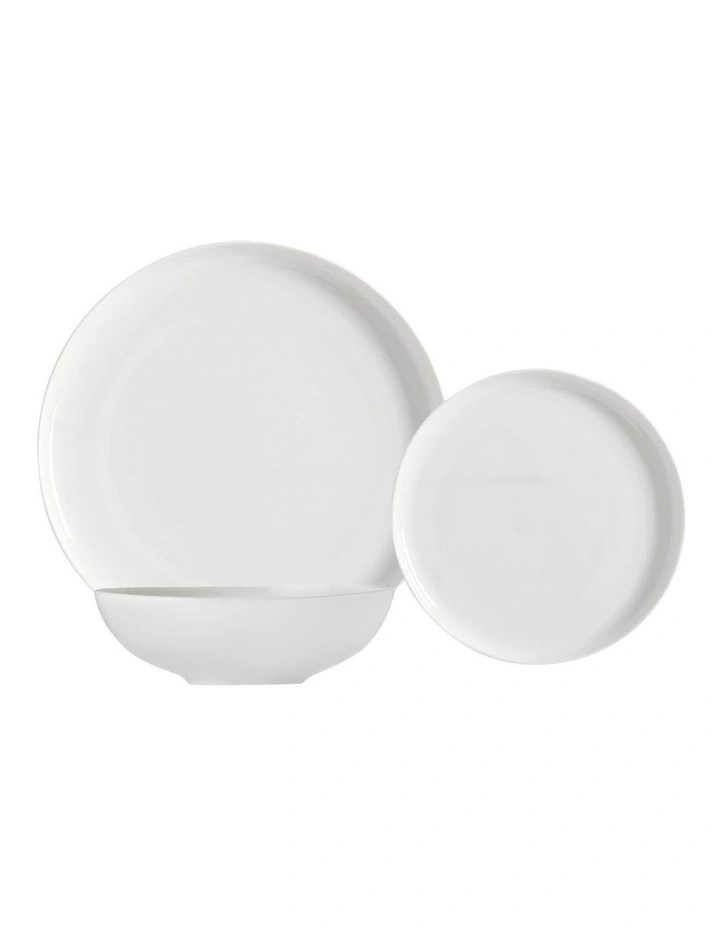 Maxwell & Williams Cashmere Mansion 12 Piece High Rim Dinner Set White 3 Maxwell & Williams Cashmere Mansion 12 Piece High Rim Dinner Set White