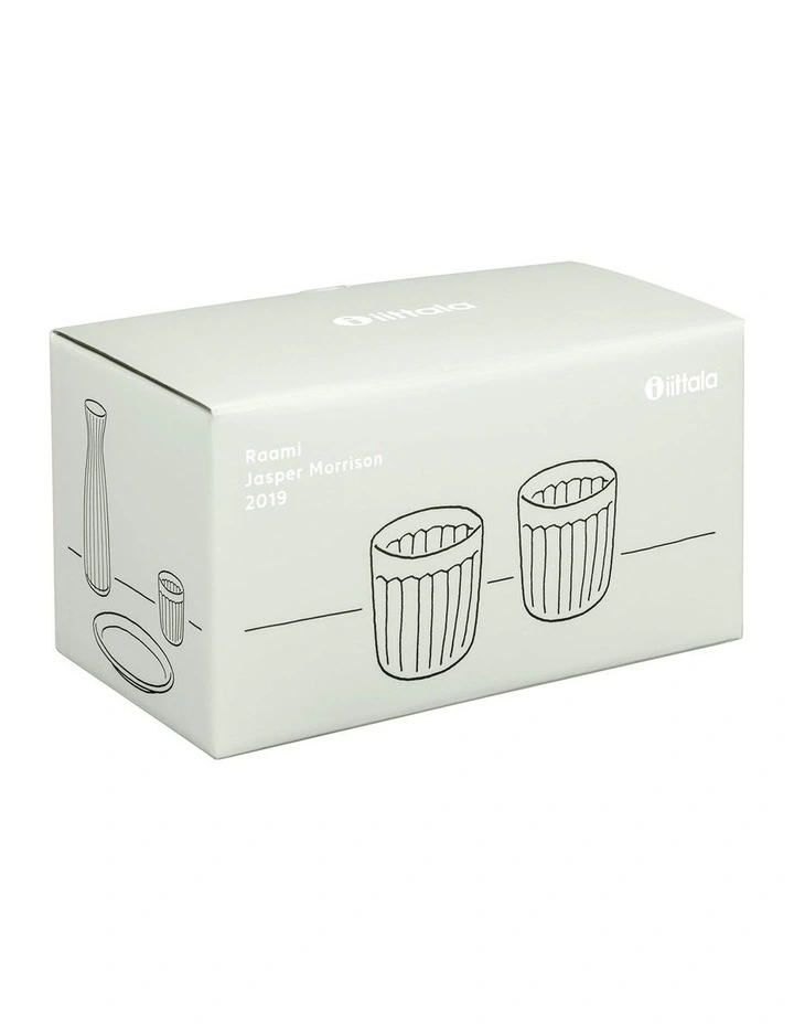 Iittala Raami Set Of 2 Tumbler Set Sea Blue 4 Iittala Raami Set Of 2 Tumbler Set Sea Blue - Image 2