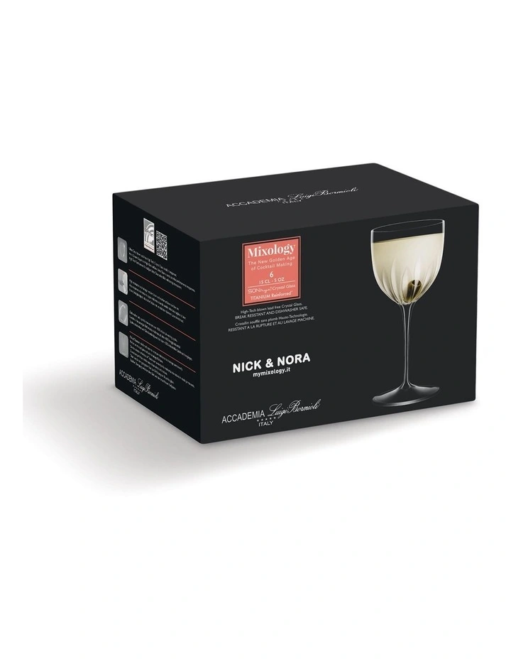 Luigi Bormioli Mixology Set Of 6 150ml Nick & Nora Glass 5 Luigi Bormioli Mixology Set Of 6 150ml Nick & Nora Glass - Image 3