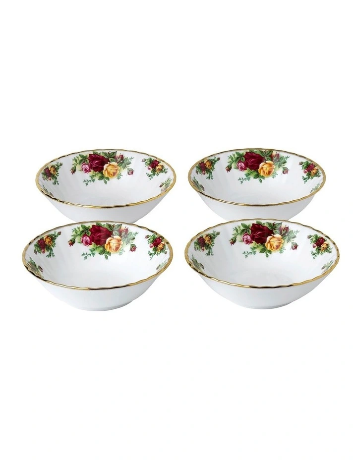 Old Country Roses 16cm Set Of 4 Bowls 3 Old Country Roses 16cm Set Of 4 Bowls