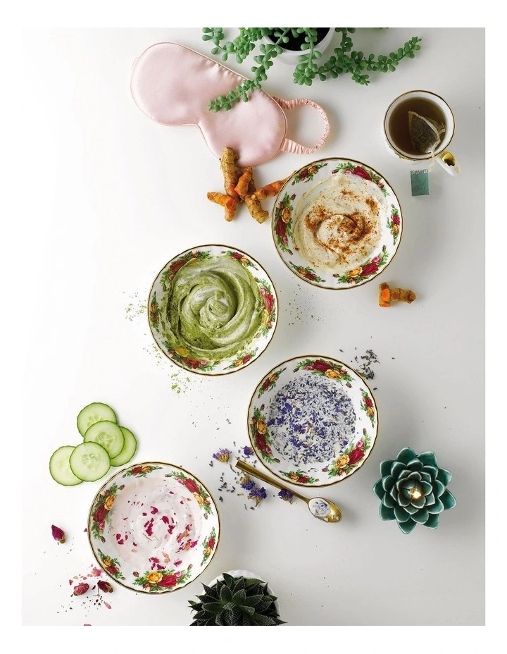 Old Country Roses 16cm Set Of 4 Bowls 4 Old Country Roses 16cm Set Of 4 Bowls - Image 2