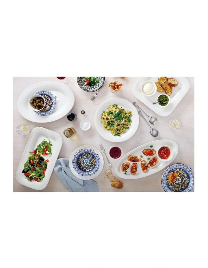 Maxwell & Williams Ceramica Castellana Grande Tavola Oval Platter 45cm In White 4 Maxwell & Williams Ceramica Castellana Grande Tavola Oval Platter 45cm In White - Image 2