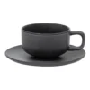 Hue 200ml/15.5cm Tea Cup & Saucer Set Black -Cutlery Shop 773277490 1 720x928