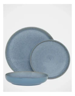 Esperance 12pc Dinner Set Pale Blue