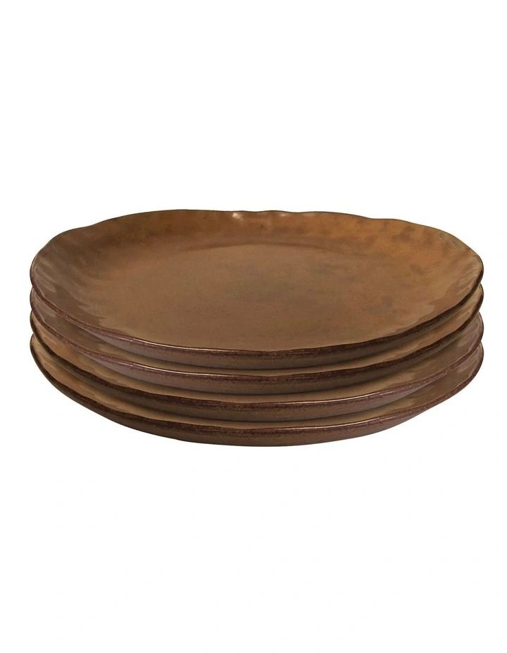 NOMAD Dinner Plate 27cm Rust Set Of 4 3 NOMAD Dinner Plate 27cm Rust Set Of 4