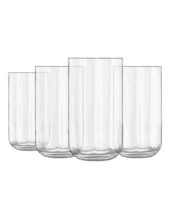 Luigi Bormioli Set Of 4 45ml Jazz Highball Set Clear -Cutlery Shop 781454530 3 1 720x928