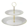 Wedgwood Gio Gold Cake Stand 2 Tier -Cutlery Shop 788214610 1 720x928
