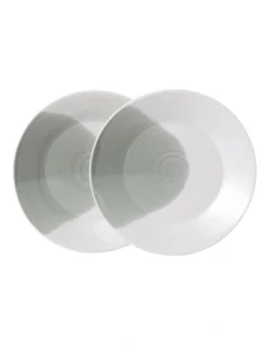 Royal Doulton Signature 1815 16cm Set Of 2 Plate White/Green