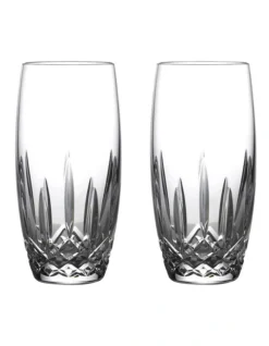 Waterford Lismore Classic Nouveau Beer Glass Pair