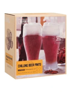 Cooling Pint Glass Set