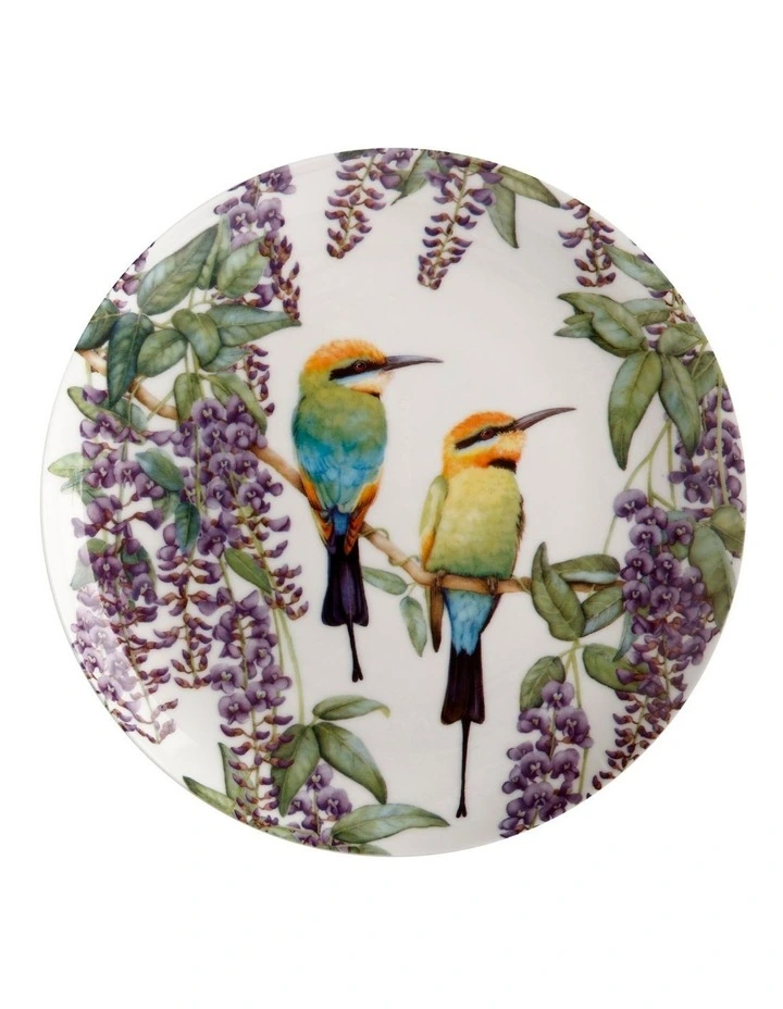 Maxwell & Williams Gardens Victoria Garden Friends 20cm Rainbow Bee-Eater Plate Gift Boxed White 3 Maxwell & Williams Gardens Victoria Garden Friends 20cm Rainbow Bee-Eater Plate Gift Boxed White