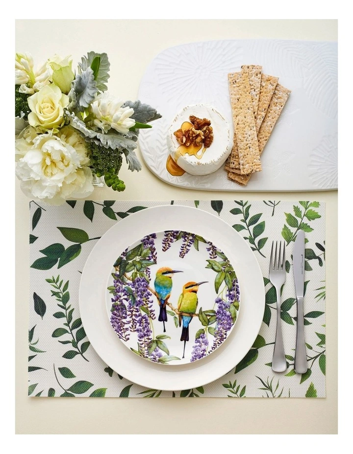 Maxwell & Williams Gardens Victoria Garden Friends 20cm Rainbow Bee-Eater Plate Gift Boxed White 4 Maxwell & Williams Gardens Victoria Garden Friends 20cm Rainbow Bee-Eater Plate Gift Boxed White - Image 2