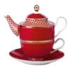 Maxwell & Williams Teas & C's Classic 380ml Teapot Tea For One With Infuser Red -Cutlery Shop 790816150 1 720x928