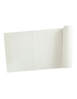 Maxwell & Williams Plait Leather Look 30x150cm Table Runner Ivory