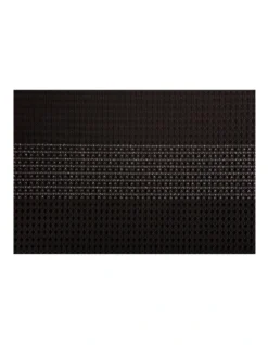Maxwell & Williams Table Accents 45x30cm Woven Lurex Placemat Black
