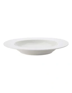 Maxwell & Williams White Basics Diamonds 22.5cm Rim Soup Bowl