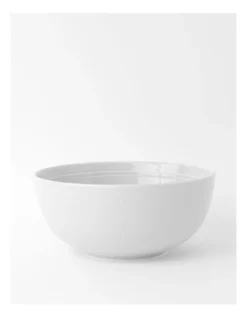 Heritage Avenue Deep Serving Bowl White