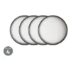 Maxwell & Williams Caviar Granite High Rim Plate 21cm Set Of 4 -Cutlery Shop 800728120 1 720x928