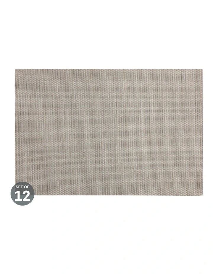 Maxwell & Williams Placemat Crosshatch 45x30cm Taupe Set Of 12 3 Maxwell & Williams Placemat Crosshatch 45x30cm Taupe Set Of 12