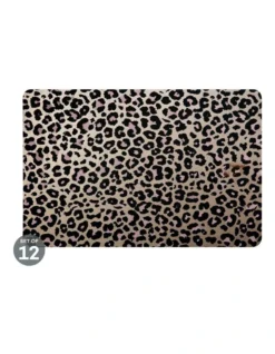 Maxwell & Williams Table Accents Leopard Placemat 45x30cm Gold Set Of 12
