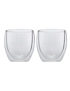 Maxwell & Williams Blend Set Of 2 250ml Double Wall Cup