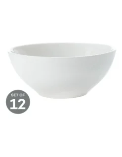 Maxwell & Williams White Basics Round Sauce Bowl 9cm Set Of 12