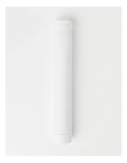 Heritage Elizabeth Hemstitch Table Runner In White