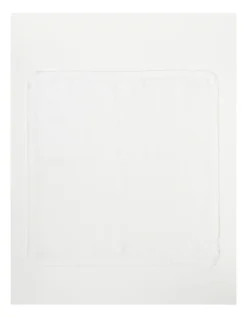 Fringed Linen Placemat In White