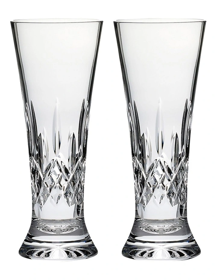 Waterford Lismore Classic Pilsner Pair 3 Waterford Lismore Classic Pilsner Pair