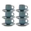 Hue Espresso Cup & Saucer 85ml Sage Set Of 6 -Cutlery Shop 806928670 1 720x928