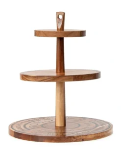Fromage 3 Tier Serving Stand Natural