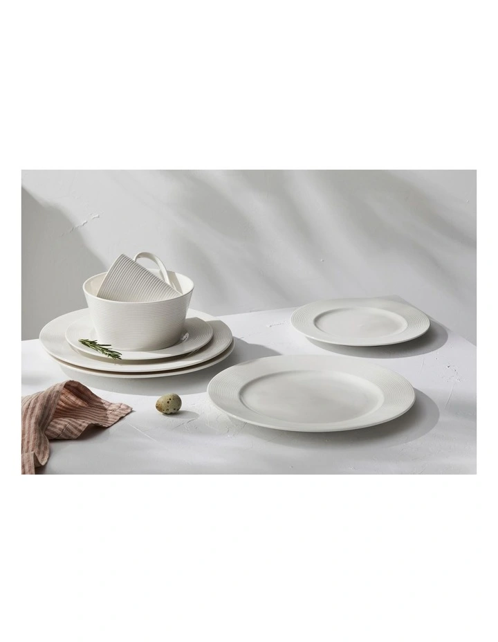 Casual White Evolve Coupe Cup & Saucer 200ML Set Of 4 4 Casual White Evolve Coupe Cup & Saucer 200ML Set Of 4 - Image 2