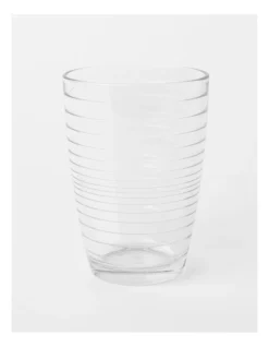 Edith Large Ribbed 415ml Set Of 6