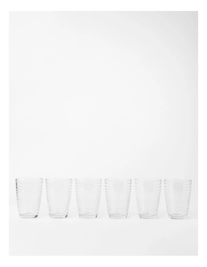 Edith Large Ribbed 415ml Set Of 6 4 Edith Large Ribbed 415ml Set Of 6 - Image 2